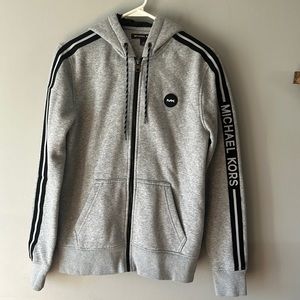 Men’s Michael Kors Long Sleeve Hoodie. Grey . Extra Small (XS)